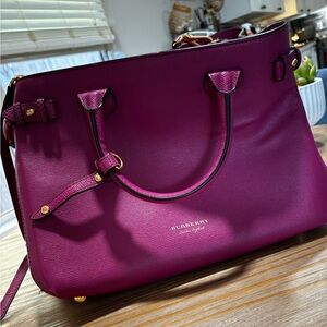 Authentic fuchsia pink Burberry purse